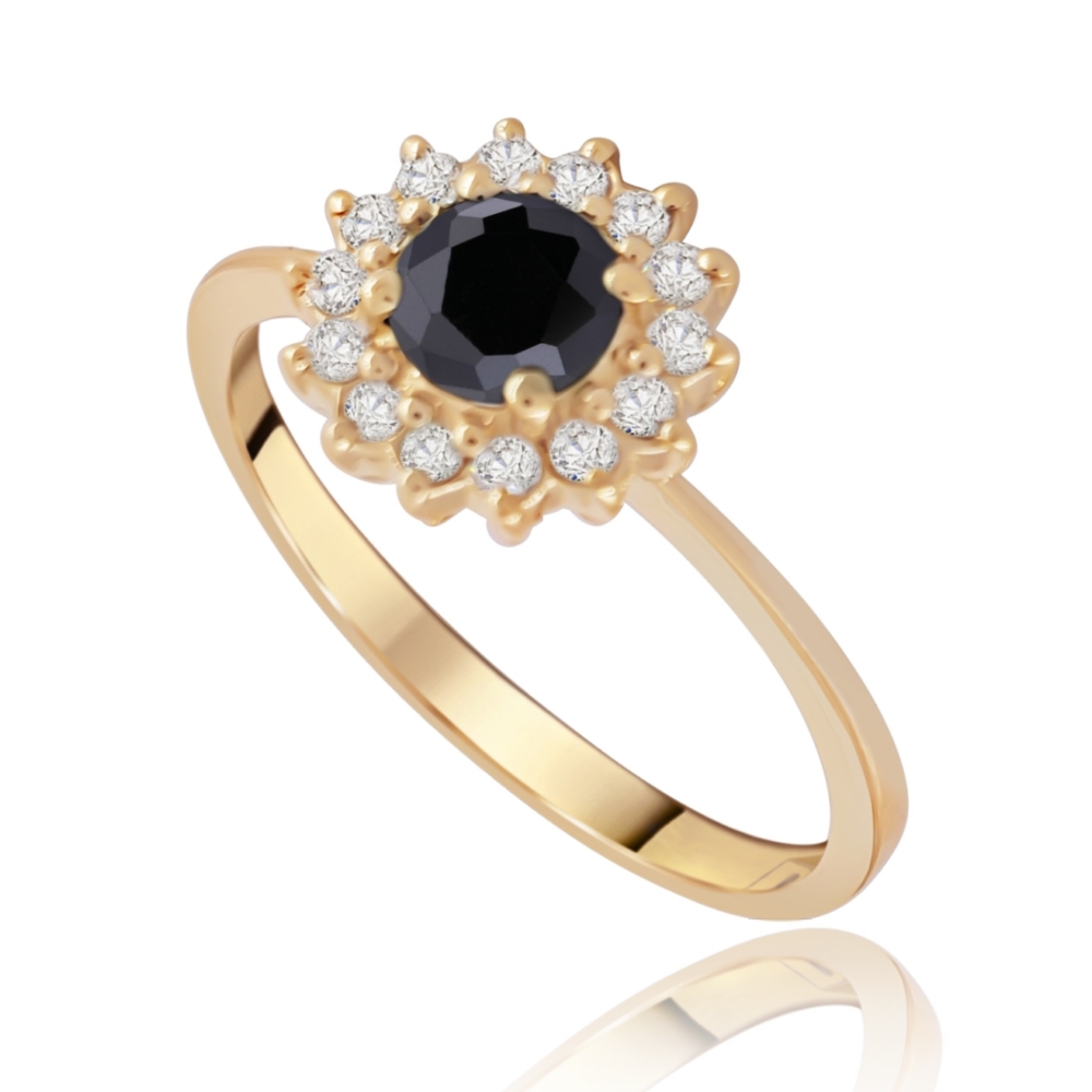 Vintage Black Diamond Ring