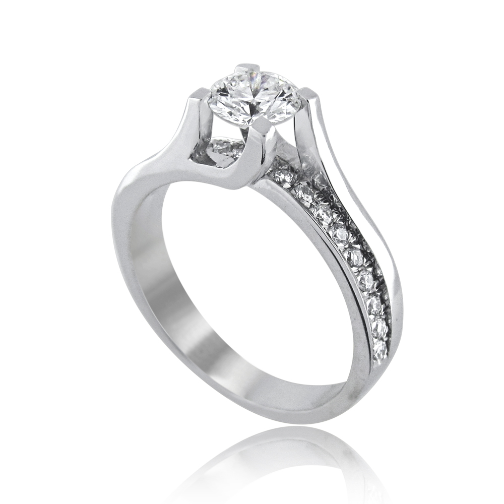Special Twisted Engagement Ring