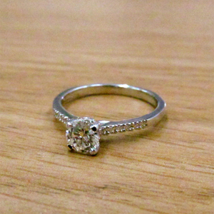 Realistic picture of Vary Exclusive Engagement Ring